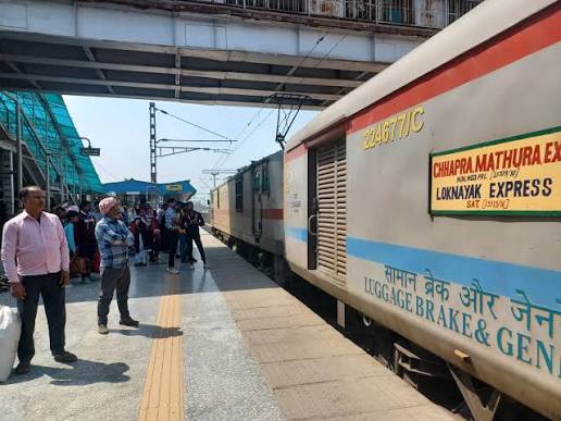 15110 मथुरा–छपरा एक्सप्रेस का 26 सितम्बर को मसकनवाँ स्टेशन पर ठहराव निरस्त रहेगा